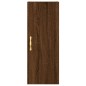 vidaXL Aparador alto madera contrachapada roble marrón 34,5x34x180 cm vidaXL Aparador alto madera contrachapada roble marrón 34,5x34x180 cm