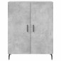 vidaXL Aparador alto madera contrachapada gris hormigón 69,5x34x180 cm vidaXL Aparador alto madera contrachapada gris hormigón 69,5x34x180 cm