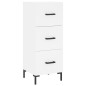 vidaXL Aparador alto madera contrachapada blanco 34,5x34x180 cm vidaXL Aparador alto madera contrachapada blanco 34,5x34x180 cm