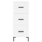 vidaXL Aparador alto madera contrachapada blanco 34,5x34x180 cm vidaXL Aparador alto madera contrachapada blanco 34,5x34x180 cm