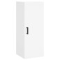 vidaXL Aparador alto madera contrachapada blanco 34,5x34x180 cm vidaXL Aparador alto madera contrachapada blanco 34,5x34x180 cm