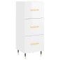 vidaXL Aparador alto madera contrachapada blanco brillo 34,5x34x180 cm vidaXL Aparador alto madera contrachapada blanco brillo 34,5x34x180 cm