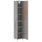 vidaXL Aparador alto madera contrachapada gris Sonoma 34,5x34x180 cm vidaXL Aparador alto madera contrachapada gris Sonoma 34,5x34x180 cm