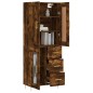 vidaXL Aparador alto madera contrachapada roble ahumado 69,5x34x180 cm vidaXL Aparador alto madera contrachapada roble ahumado 69,5x34x180 cm