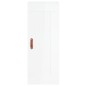 vidaXL Aparador alto madera contrachapada blanco brillo 34,5x34x180 cm vidaXL Aparador alto madera contrachapada blanco brillo 34,5x34x180 cm