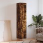 vidaXL Aparador de madera contrachapada roble ahumado 34,5x34x180 cm vidaXL Aparador de madera contrachapada roble ahumado 34,5x34x180 cm