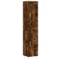 vidaXL Aparador de madera contrachapada roble ahumado 34,5x34x180 cm vidaXL Aparador de madera contrachapada roble ahumado 34,5x34x180 cm
