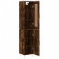 vidaXL Aparador de madera contrachapada roble ahumado 34,5x34x180 cm vidaXL Aparador de madera contrachapada roble ahumado 34,5x34x180 cm