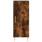 vidaXL Aparador de madera contrachapada roble ahumado 34,5x34x180 cm vidaXL Aparador de madera contrachapada roble ahumado 34,5x34x180 cm