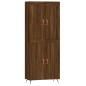 vidaXL Aparador alto madera contrachapada marrón roble 69,5x34x180 cm vidaXL Aparador alto madera contrachapada marrón roble 69,5x34x180 cm