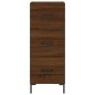 vidaXL Aparador alto madera contrachapada roble marrón 34,5x34x180 cm vidaXL Aparador alto madera contrachapada roble marrón 34,5x34x180 cm