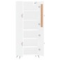 vidaXL Aparador alto madera contrachapada blanco 69,5x34x180 cm vidaXL Aparador alto madera contrachapada blanco 69,5x34x180 cm