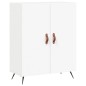 vidaXL Aparador alto madera contrachapada blanco 69,5x34x180 cm vidaXL Aparador alto madera contrachapada blanco 69,5x34x180 cm
