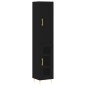 vidaXL Aparador alto madera de ingeniería negro 34,5x34x180 cm vidaXL Aparador alto madera de ingeniería negro 34,5x34x180 cm