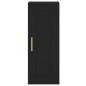 vidaXL Aparador alto madera de ingeniería negro 34,5x34x180 cm vidaXL Aparador alto madera de ingeniería negro 34,5x34x180 cm