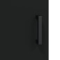 vidaXL Aparador de madera contrachapada negro 34,5x34x180 cm vidaXL Aparador de madera contrachapada negro 34,5x34x180 cm
