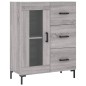 vidaXL Aparador alto madera contrachapada gris sonoma 69,5x34x180 cm vidaXL Aparador alto madera contrachapada gris sonoma 69,5x34x180 cm
