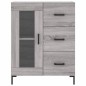 vidaXL Aparador alto madera contrachapada gris sonoma 69,5x34x180 cm vidaXL Aparador alto madera contrachapada gris sonoma 69,5x34x180 cm