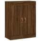 vidaXL Aparador alto madera contrachapada marrón roble 69,5x34x180 cm vidaXL Aparador alto madera contrachapada marrón roble 69,5x34x180 cm
