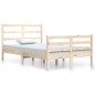 vidaXL Estructura de cama madera maciza de pino 120x200 cm vidaXL Estructura de cama madera maciza de pino 120x200 cm