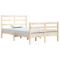 vidaXL Estructura de cama madera maciza de pino 120x200 cm vidaXL Estructura de cama madera maciza de pino 120x200 cm