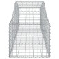 vidaXL Cestas de gaviones 18 uds forma de arco hierro 200x50x40/60 cm vidaXL Cestas de gaviones 18 uds forma de arco hierro 200x50x40/60 cm