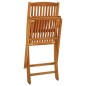 vidaXL Juego de comedor de jardín 5 piezas madera maciza de acacia vidaXL Juego de comedor de jardín 5 piezas madera maciza de acacia