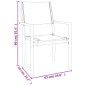 vidaXL Juego de comedor para jardín 5 piezas acero y textilene negro vidaXL Juego de comedor para jardín 5 piezas acero y textilene negro