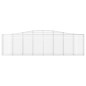 vidaXL Cestas de gaviones 4 uds forma de arco hierro 400x30x100/120 cm vidaXL Cestas de gaviones 4 uds forma de arco hierro 400x30x100/120 cm