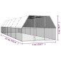 vidaXL Jaula gallinero de exterior de acero galvanizado 3x12x2 m vidaXL Jaula gallinero de exterior de acero galvanizado 3x12x2 m