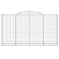 vidaXL Cestas gaviones 11 uds forma de arco hierro 300x50x160/180 cm vidaXL Cestas gaviones 11 uds forma de arco hierro 300x50x160/180 cm