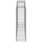 vidaXL Cestas gaviones 11 uds forma de arco hierro 300x50x160/180 cm vidaXL Cestas gaviones 11 uds forma de arco hierro 300x50x160/180 cm