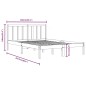 vidaXL Estructura de cama de madera maciza de pino 160x200 cm