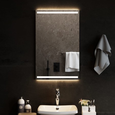 vidaXL Espejo de baño con LED 50x80 cm