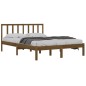 vidaXL Estructura de cama madera maciza de pino marrón miel 120x200 cm vidaXL Estructura de cama madera maciza de pino marrón miel 120x200 cm