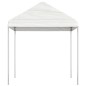 vidaXL Cenador con techo polietileno blanco 15,61x2,28x2,69 m vidaXL Cenador con techo polietileno blanco 15,61x2,28x2,69 m