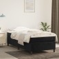 vidaXL Cama box spring con colchón cuero sintético negro 90x190 cm vidaXL Cama box spring con colchón cuero sintético negro 90x190 cm