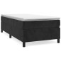 vidaXL Cama box spring con colchón cuero sintético negro 90x190 cm vidaXL Cama box spring con colchón cuero sintético negro 90x190 cm