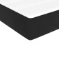 vidaXL Cama box spring con colchón cuero sintético negro 90x190 cm vidaXL Cama box spring con colchón cuero sintético negro 90x190 cm