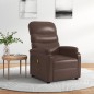 vidaXL Sillón de masaje cuero sintético marrón vidaXL Sillón de masaje cuero sintético marrón