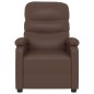 vidaXL Sillón de masaje cuero sintético marrón vidaXL Sillón de masaje cuero sintético marrón