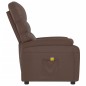 vidaXL Sillón de masaje cuero sintético marrón vidaXL Sillón de masaje cuero sintético marrón