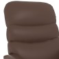 vidaXL Sillón de masaje cuero sintético marrón vidaXL Sillón de masaje cuero sintético marrón