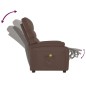 vidaXL Sillón de masaje cuero sintético marrón vidaXL Sillón de masaje cuero sintético marrón