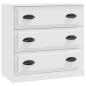 vidaXL Aparadores 2 piezas madera contrachapada blanco vidaXL Aparadores 2 piezas madera contrachapada blanco