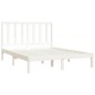 vidaXL Estructura cama madera de pino doble pequeña blanca 120x190 cm vidaXL Estructura cama madera de pino doble pequeña blanca 120x190 cm