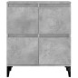 vidaXL Aparadores 2 uds madera contrachapada gris hormigón 60x35x70 cm vidaXL Aparadores 2 uds madera contrachapada gris hormigón 60x35x70 cm