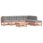 vidaXL Juego de muebles jardín 7 pzas y cojines madera abeto Douglas vidaXL Juego de muebles jardín 7 pzas y cojines madera abeto Douglas