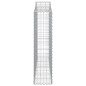 vidaXL Cestas de gaviones 5 uds forma de arco hierro 200x30x120/140 cm vidaXL Cestas de gaviones 5 uds forma de arco hierro 200x30x120/140 cm