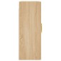 vidaXL Armarios de pared 2 uds madera de ingeniería roble Sonoma vidaXL Armarios de pared 2 uds madera de ingeniería roble Sonoma